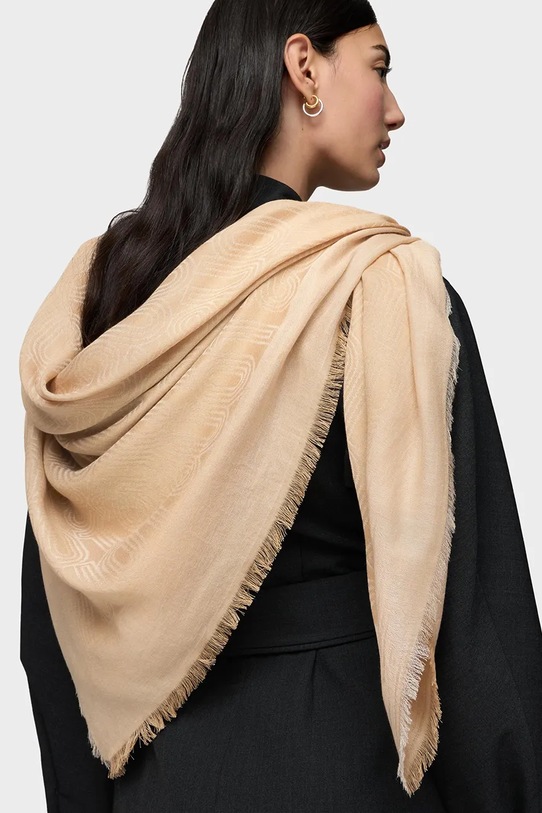 Akcesoria Tous chusta z domieszką kaszmiru 2002378401 beżowy