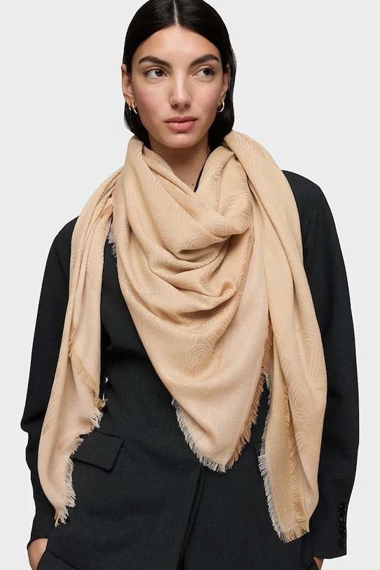 Tous sál kasmírkeverékből bézs 2002378401