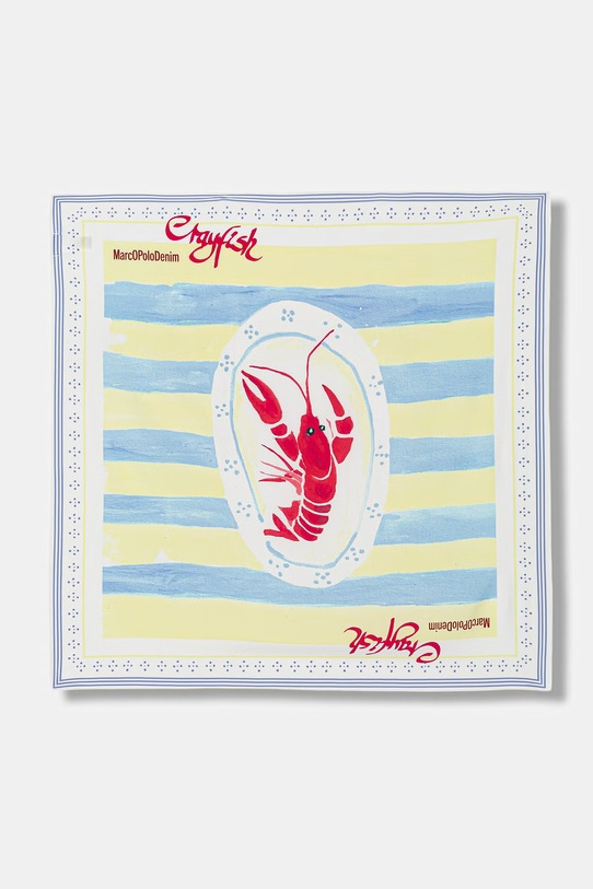 Marc O'Polo chusta damska z wiskozy żółty 5000010022