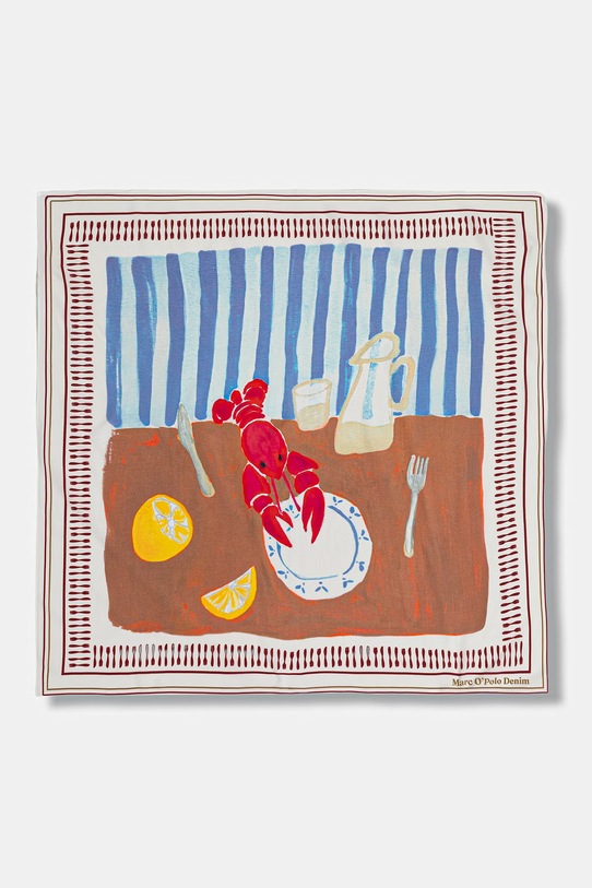 Marc O'Polo chusta damska z wiskozy multicolor 5000010022