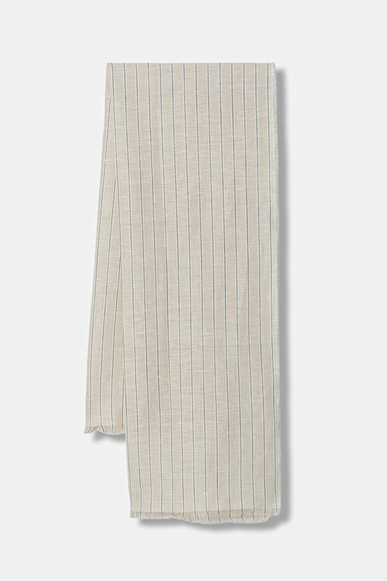 Marc O'Polo chusta męska lniana beżowy 5000013918