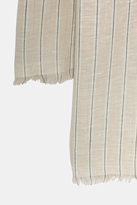 Marc O'Polo chusta męska lniana 5000013918 beżowy ZS26