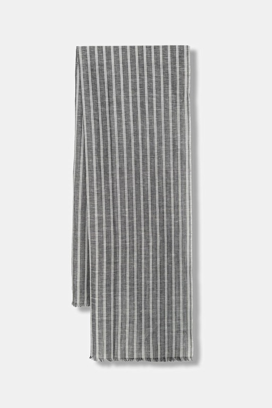 Marc O'Polo chusta męska lniana czarny 5000013918