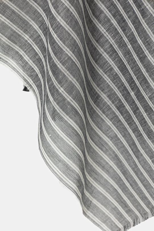 Akcesoria Marc O'Polo chusta męska lniana 5000013918 czarny