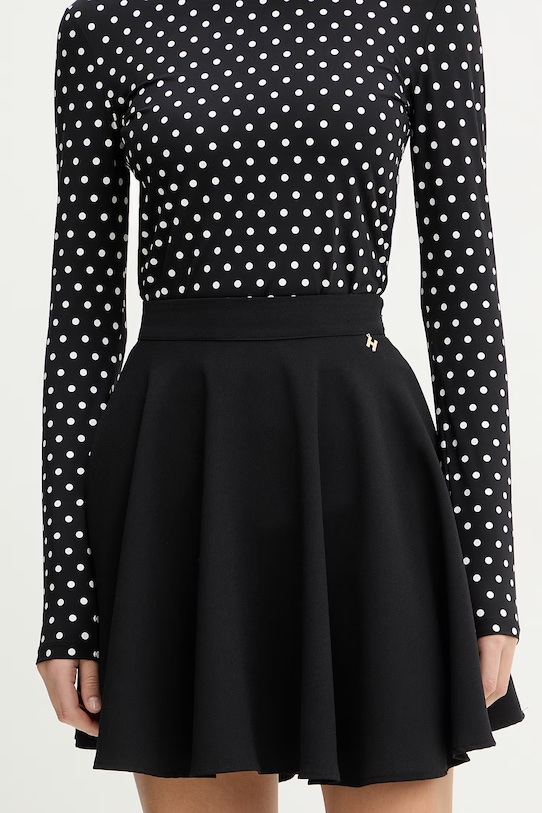 Sukňa Silvian Heach ARWANE látka čierna GPP26275MG