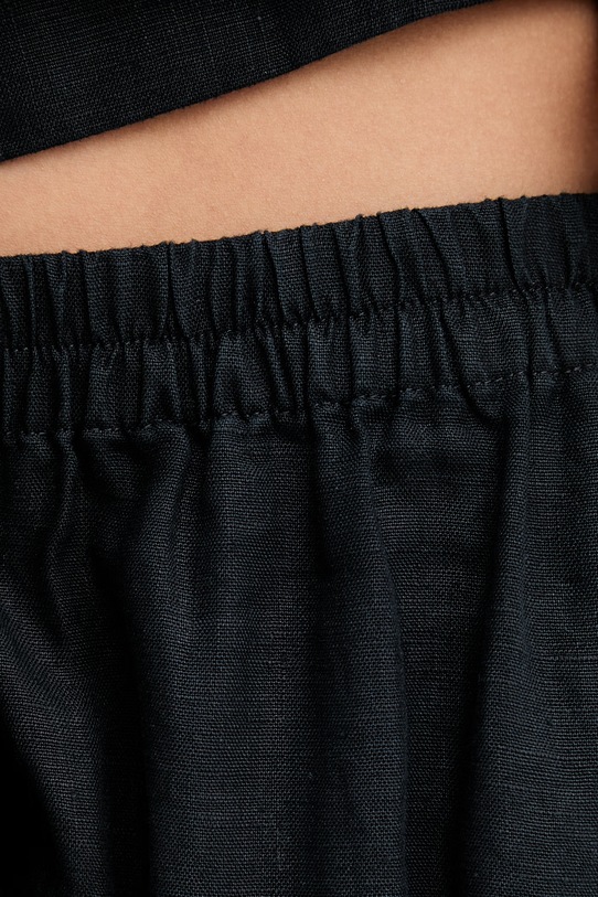 Marc O'Polo spódnica lniana czarny 5000014053