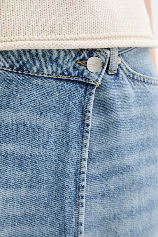 Marc O'Polo spódnica kopertowa jeansowa niebieski 5000014171