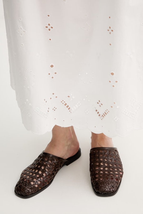 Marc O'Polo spódnica bawełniana biały 5000010143