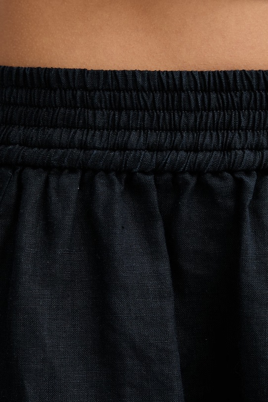 Marc O'Polo φούστα λινή σκούρο μπλε 5000014182