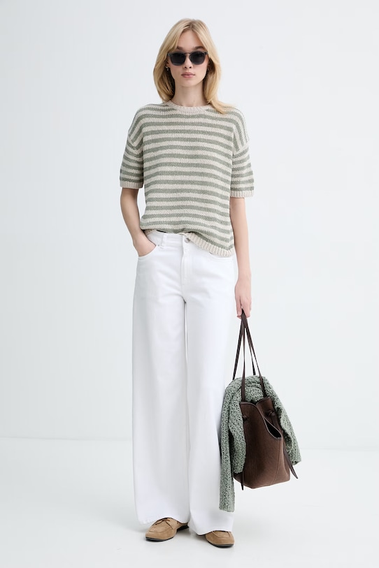 Marc O'Polo τζιν wide leg Γυναικεία 5000014176 λευκό ZS26