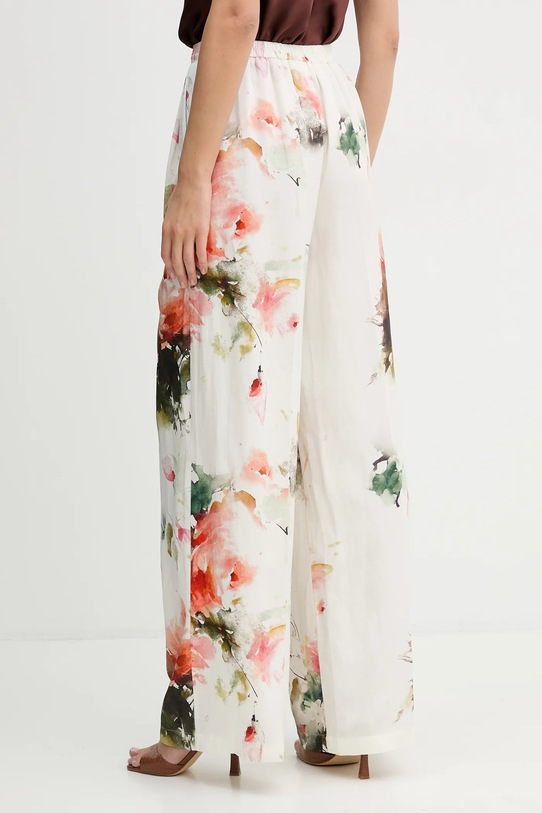 Odzież Silvian Heach spodnie z dodatkiem lnu ALORI GPP26052PA beżowy