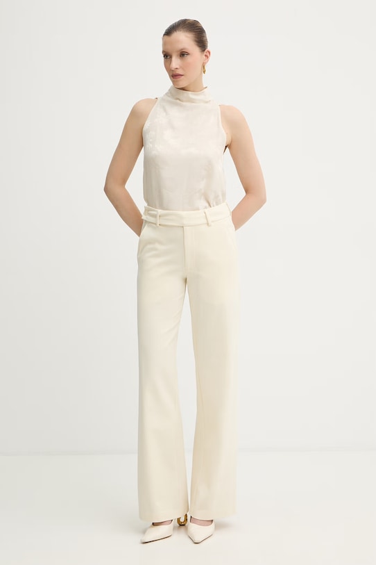 Kalhoty Silvian Heach RADISALE GPP26115PA béžová ZS26