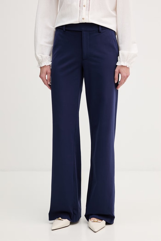 Silvian Heach spodnie RADISALE z elastanem granatowy GPP26115PA