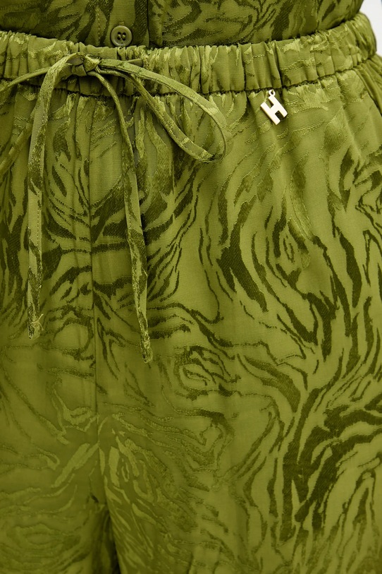 Silvian Heach spodnie LHAMES zielony GPP26026PA