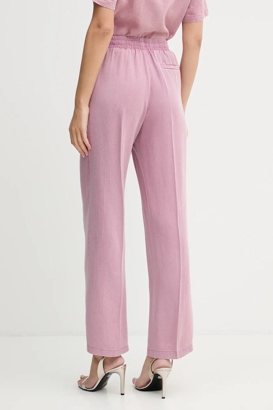 Odzież Silvian Heach spodnie ASHER GPP26090PA różowy