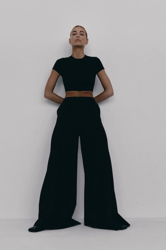 Muuv. spodnie wide leg damskie JOIA spodnie.wys.stan.JOIA