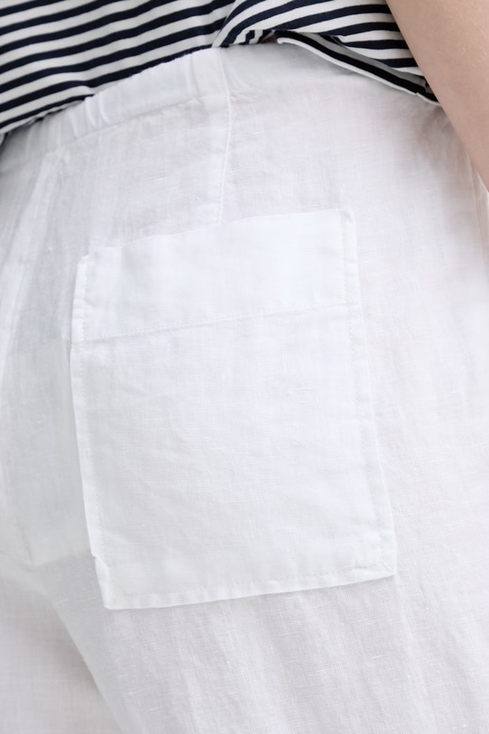 Marc O'Polo nohavice dámske bavlnené biela 5000014018