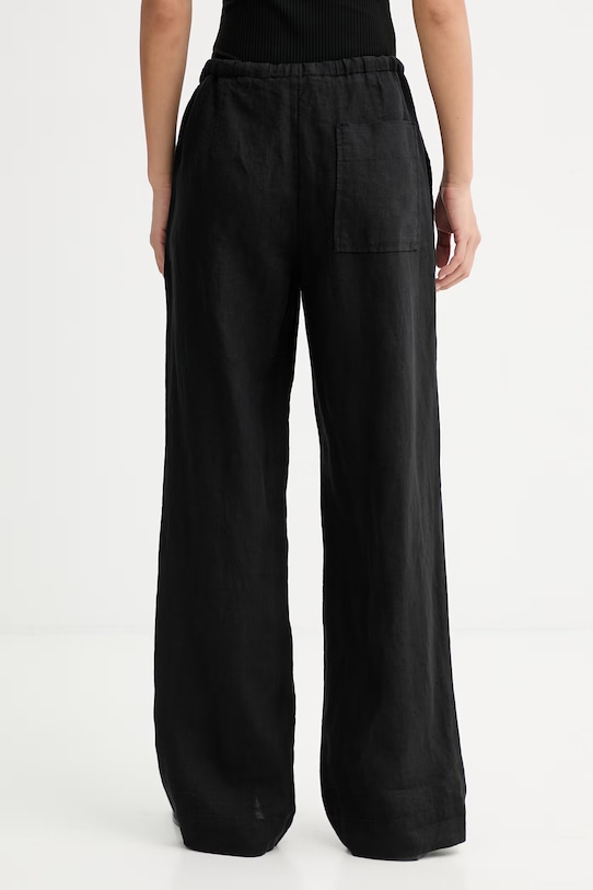 Oblečenie Marc O'Polo nohavice dámske bavlnené 5000014018 čierna