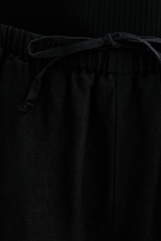 Marc O'Polo nohavice dámske bavlnené čierna 5000014018