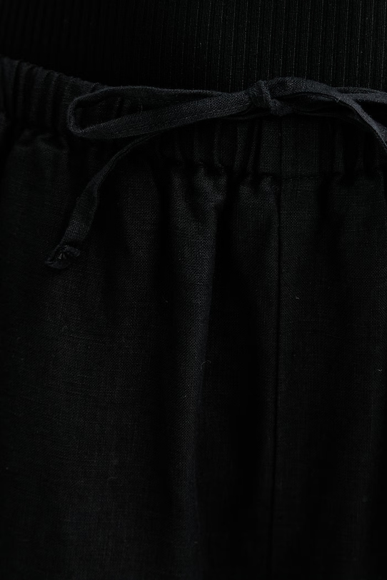 Marc O'Polo nohavice dámske bavlnené čierna 5000014018