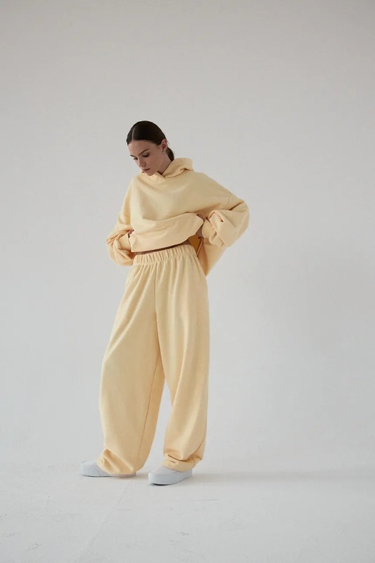 Ruházat Muuv. női melegítő pamuttal LE PUMP sp.dres.wys.sta.LEPUMP sárga