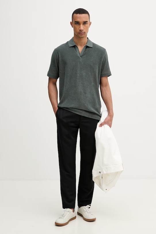 Marc O'Polo штани чоловічі з льоном 5000013922 чорний ZS26