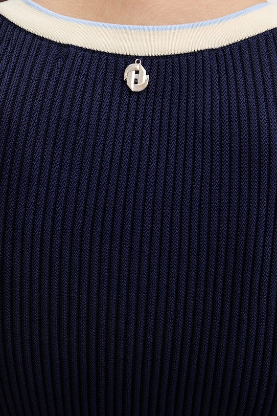 Silvian Heach sukienka sweterkowa z wiskozy ALLANDI GPP26495VE