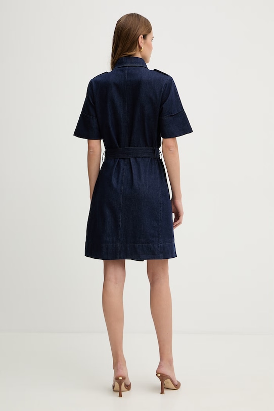 Odzież Silvian Heach sukienka jeansowa PYTE GPP26019VE granatowy