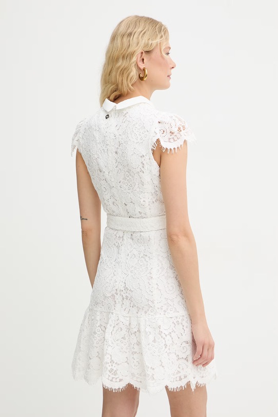 Odzież Silvian Heach sukienka koronkowa GELAO GPP26330VE biały