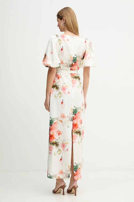 Odzież Silvian Heach sukienka z dodatkiem lnu HALCYON GPP26282VE beżowy