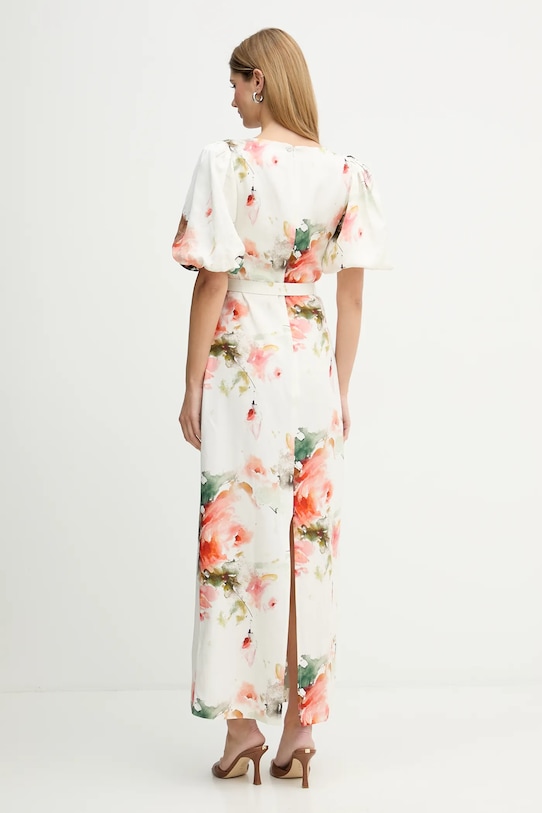 Odzież Silvian Heach sukienka z dodatkiem lnu HALCYON GPP26282VE beżowy