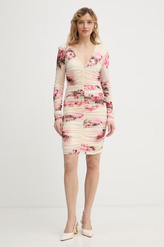 Silvian Heach sukienka YAVIM GPP26285VE beżowy ZS26