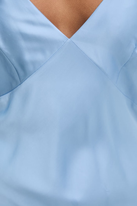 Silvian Heach sukienka bieliźniana z wiskozy RAMET GPP26190VE niebieski