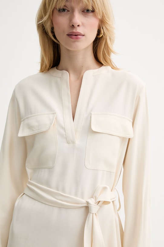 Silvian Heach sukienka POBE GPP26076VE beżowy