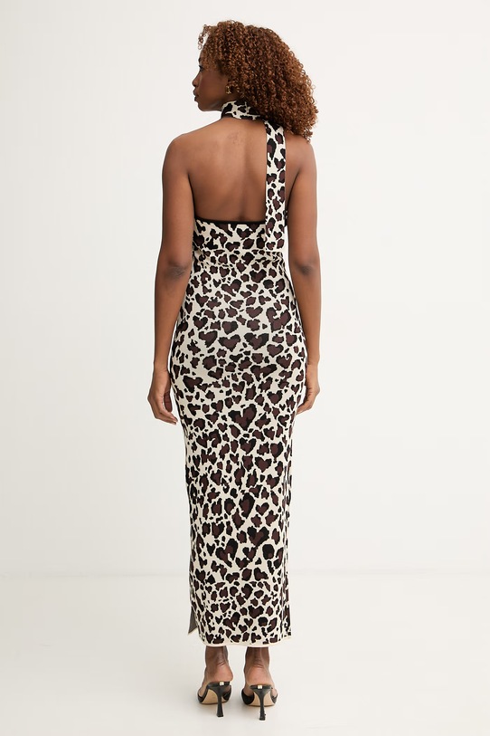 Oblečenie Silvian Heach šaty s viskózou BOTTISI CVP26010VE hnedá