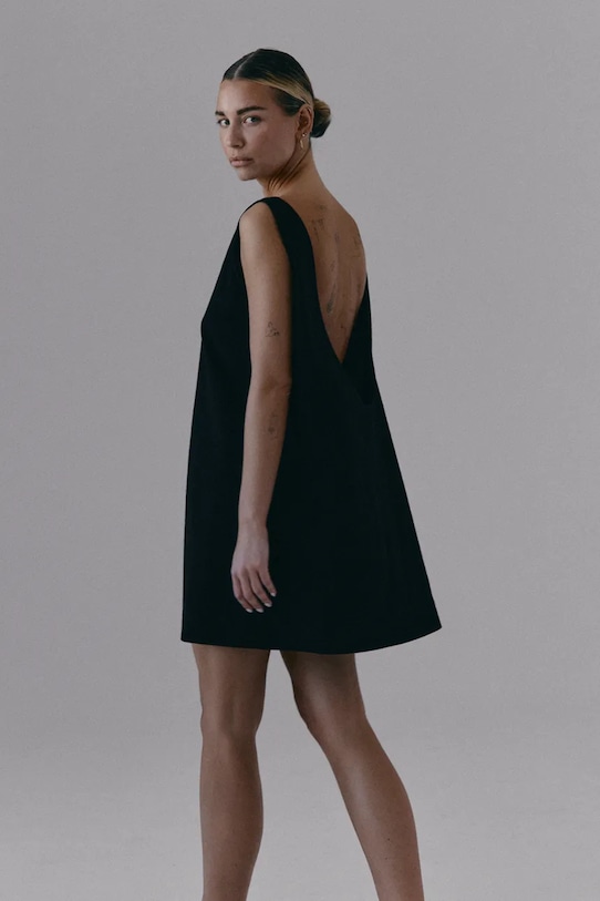 Muuv. sukienka letnia bawełniana EL MAI sukienka.krotka.EL.MAI czarny ZS26