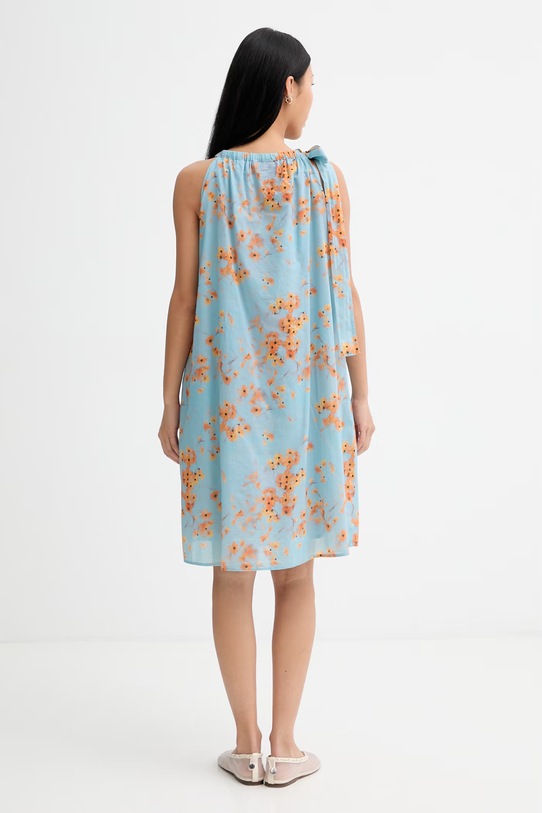 Odzież Marc O'Polo sukienka letnia bawełniana 5000014027 niebieski