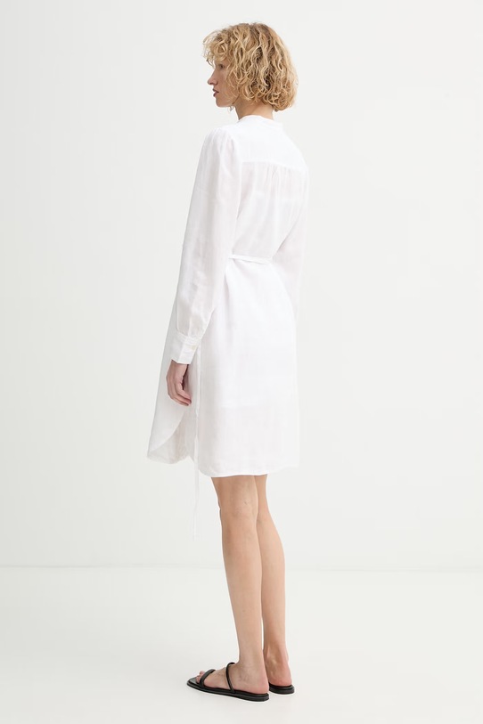 Odzież Marc O'Polo sukienka letnia lniana 5000014054 biały