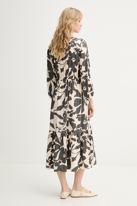 Ρούχα Marc O'Polo Καλοκαιρινό με βισκόζη 5000014074 γκρί