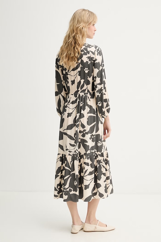 Ρούχα Marc O'Polo Καλοκαιρινό με βισκόζη 5000014074 γκρί