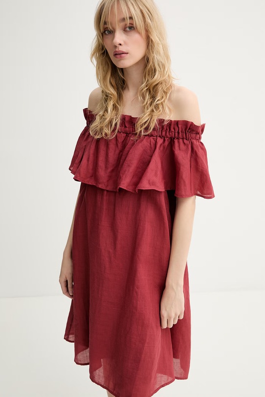 Marc O'Polo літня сукня червоний 5000014077