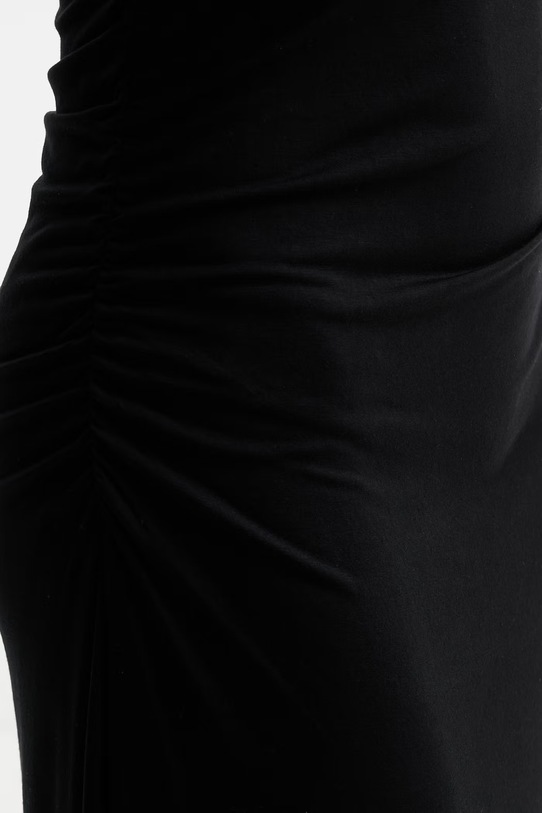 Marc O'Polo φόρεμα με βισκόζη 5000014100 μαύρο