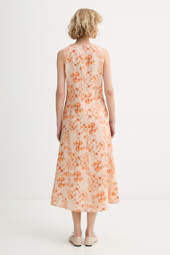 Îmbrăcăminte Marc O'Polo rochie de vară din in 5000014995 portocaliu