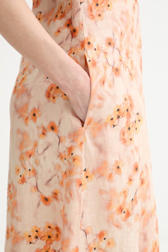 Marc O'Polo rochie de vară din in 5000014995 portocaliu