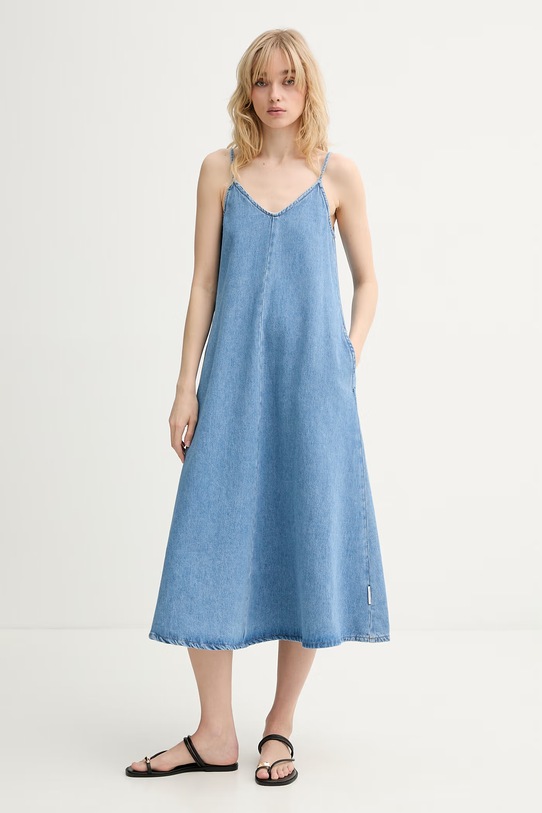 Marc O'Polo Poletna obleka denim modra 5000009807