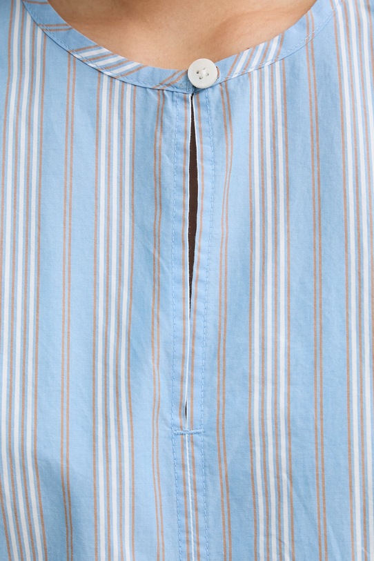 Marc O'Polo šaty s rozšíreným strihom bavlnené 5000010079 modrá