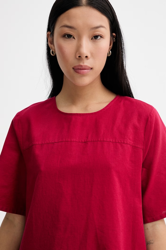 Marc O'Polo Καλοκαιρινό με λινό κόκκινο 5000010265