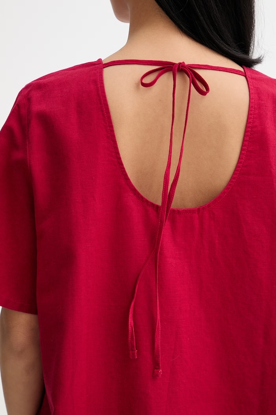 Marc O'Polo Καλοκαιρινό με λινό 5000010265 κόκκινο