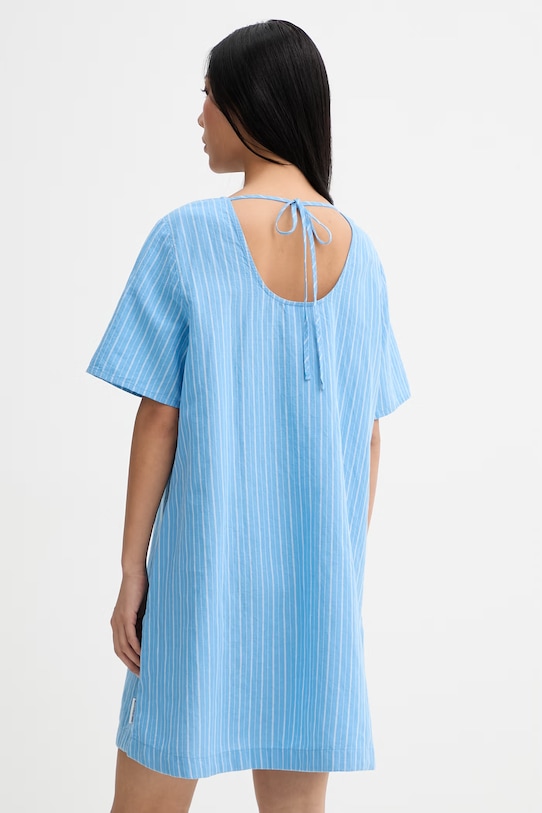 Oblečenie Marc O'Polo šaty s ľanom 5000010551 modrá