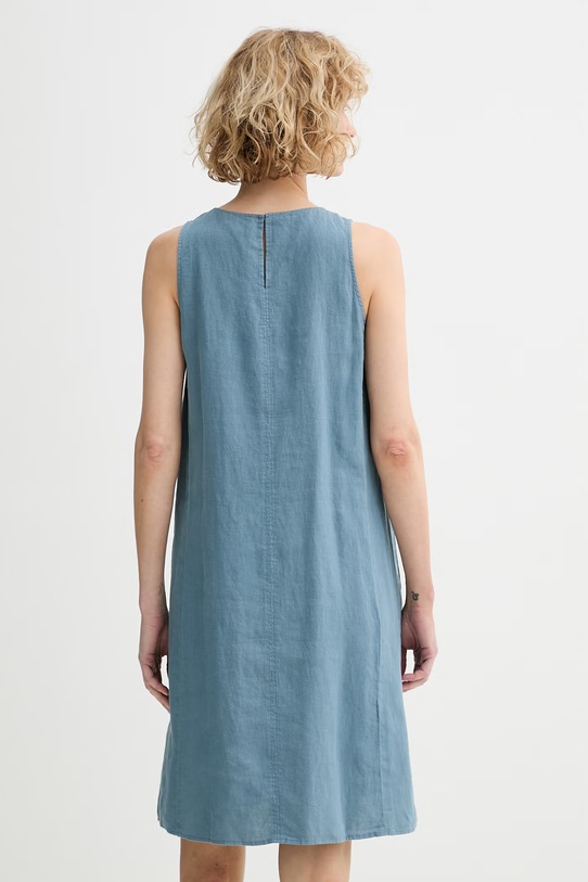 Marc O'Polo rochie de vară din in 5000014181 turcoaz ZS26